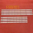 Светодиодная лента с подсветкой для Philips PTV55U21, LG 55UJ6300, 55UJ6200, 55UJ6000, 55LJ620V, 55UJ620V, RF-AZ550E30-0601B-12, 0501A, A4, 8 шт.комплект