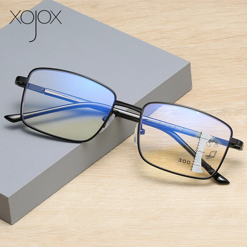 

Очки для чтения XojoX + 1,0 2,0 2,5 многофокальные мужские, деловой компьютер, очки для дальнозоркости с автоматической регулировкой, при пресбиопи...