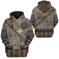 viking armor 3d printed men for women hoodies harajuku streetwear fashion sweatshirts jacket cosplay costumes 06