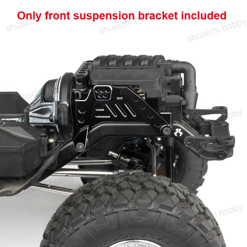 

1Pair Aluminum Alloy Front Suspension Bracket Shock Towers Damping Holder Upgraded Parts for RC Simulated Car SCX10 iii AX103007
