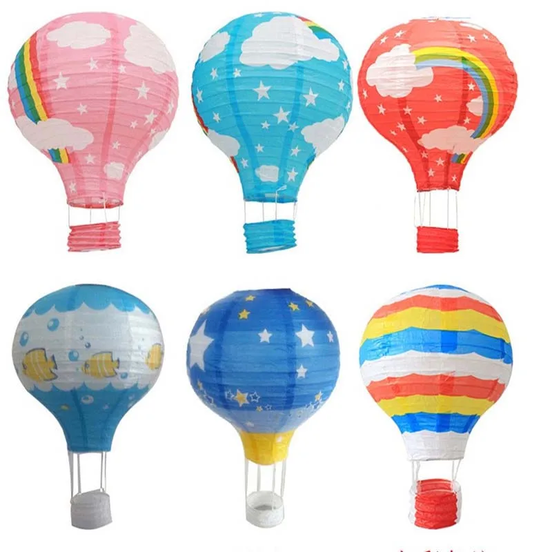 12 дюймов/16 дюймов 30 см/40 см Радужный воздушный шар складной бумажный абажур