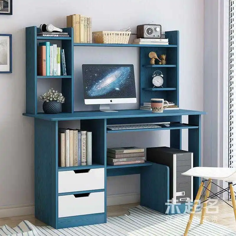 

Furniture De Oficina Escritorio Mueble Portatil Children Bed Tafelkleed Lap Desk Bedside Stand Laptop Mesa Table With Bookshelf