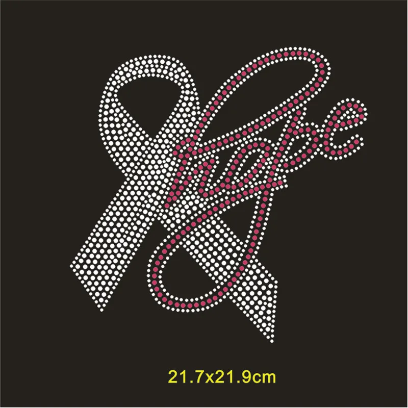 

Rhinestone Iron On Heat Transfers Design Hotfix Crystals T-Shirt Iron Patches For Clothing 10Pcs Custom Clothing Thermal Sticker