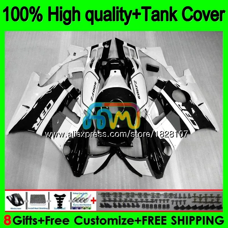 

Ф2 Обтекатели + бак для HONDA 600CC CBR 600F2 CBR 600 черный белый FS 91 92 1991 1992 1BS. 212 CBR600 F2 CBR600F2 93 94 1993 1994