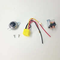 air horn wiring kit with horn button switch for motorcycle boat car marine horn