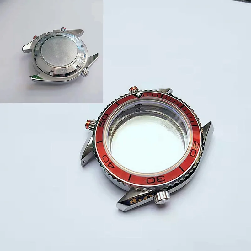 

Watch Accessories Case FOR OMEGA OS20 Movement Seahorse Series All-steel Multi-function for Mechanical Six-pin Watch Parts Case