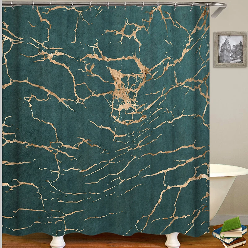 

marble shower curtain stone curtain for bathroom polyester curtain shower drop shipping bath curtain