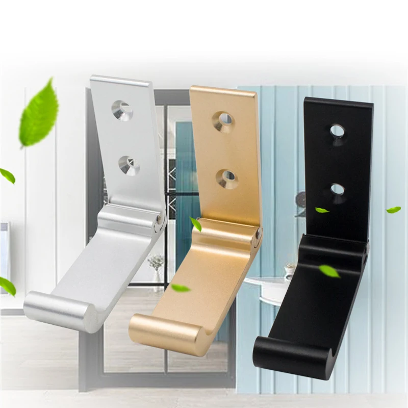 Складные крючки для ванной комнаты кухни настенный крючок из алюминиевого