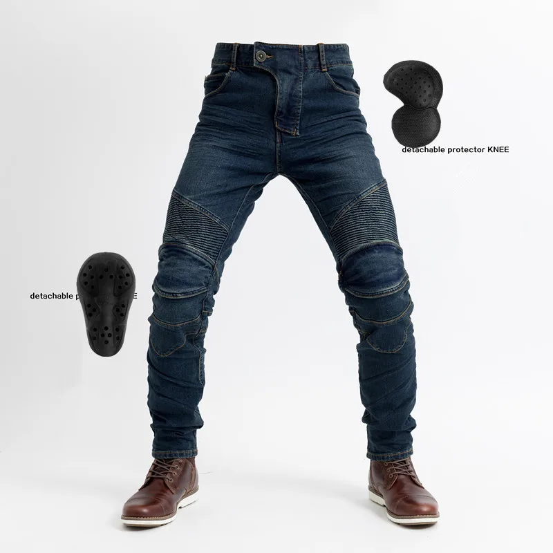 

NEW Classic Motorcycle Pants Men Moto Jeans Protective Gear Riding Touring Motorbike Trousers Motocross Pants