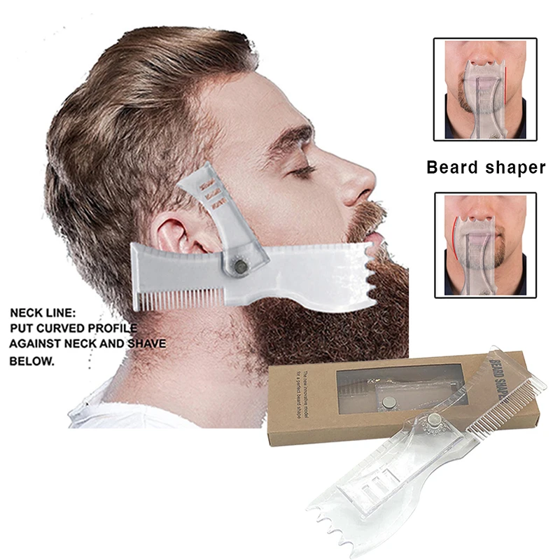 

Инструмент для формирования бороды для мужчин, шаблон для формирования бороды, шаблон для укладки, регулируемый инструмент для формировани...