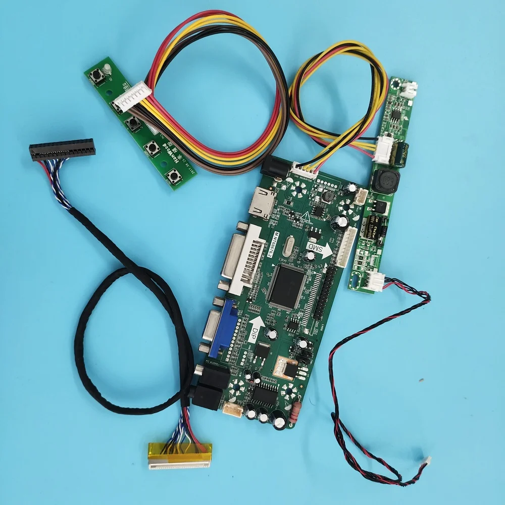 

Комплект для M270HVN02.6/2/5/0/1/3 1920x1080 30pin аудиопанель LVDS LCD светодиодный дисплей Контроллер платы M.NT68676 HDMI + DVI + VGA монитор