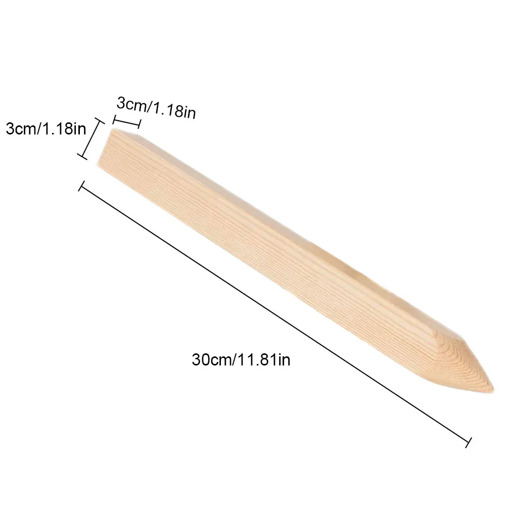 

6PCS Fence Stakes Wood Fence Post Outdoor Garden Wooden Stakes Yard Square Pointed Wooden Stake Guardrail Courtyard A Fence