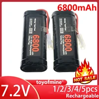 1 5pcs 7 2v 6800mah ni mh rechargeable battery pack toy vehicleboatair plane