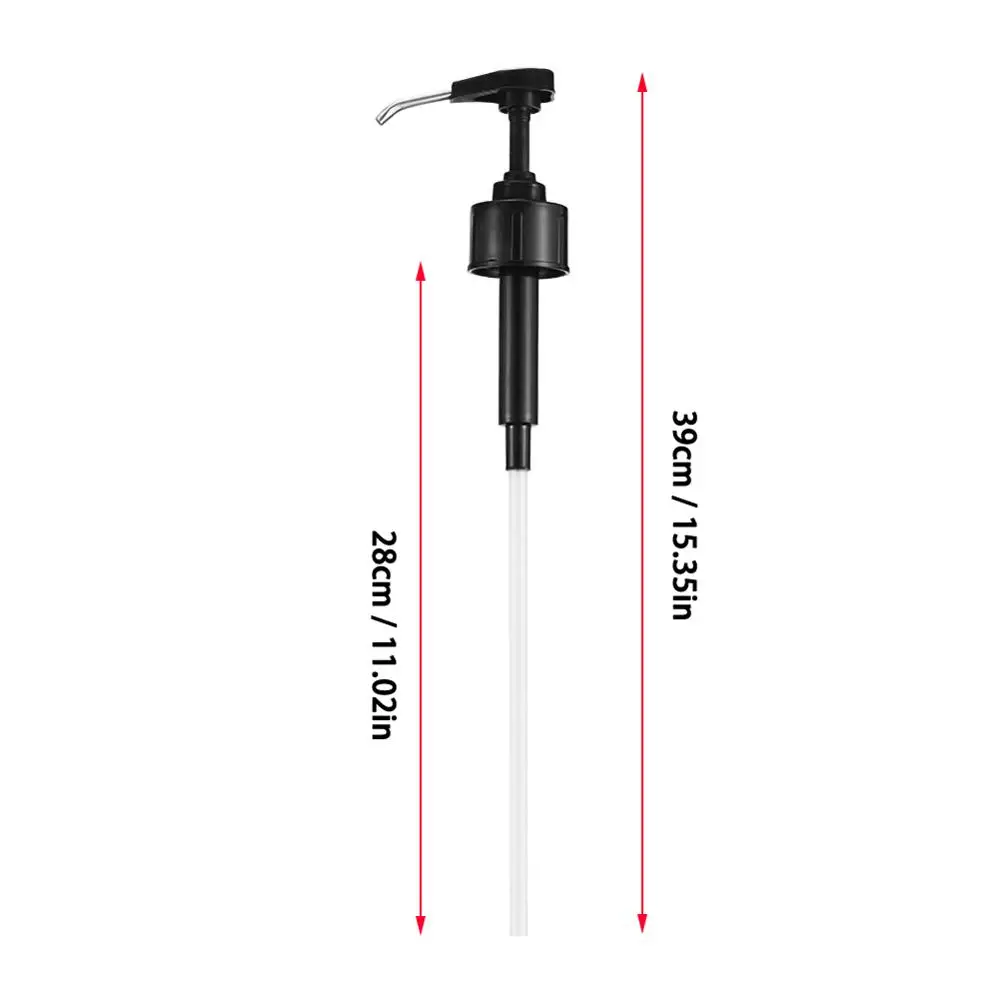 

Stainless Steel Oil Cap Pump Top Dispenser Nozzle for Oyster Sauce Ketchup Bottle (Black) Convenient to Use