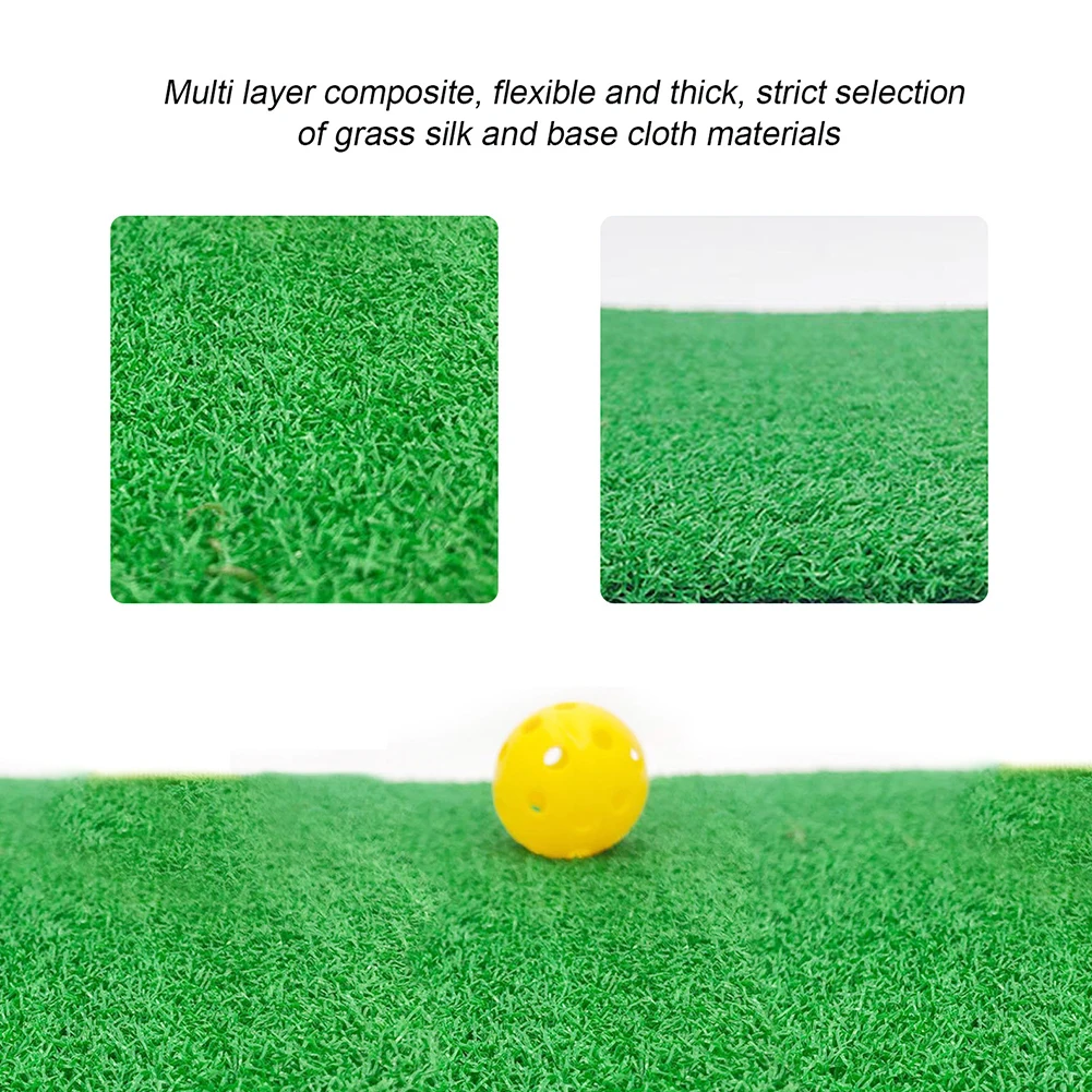 

Putting Practice Hitting Golf Mat Residential Home Office Artificial Grass Yard