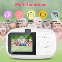 mini kids camera 2 inch hd screen kids waterproof portable camera video recorder toy kids birthday christmas gift with 32g card