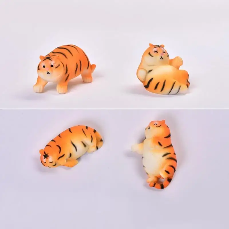 

1 шт., миниатюрная фигурка тигра для домашнего декора