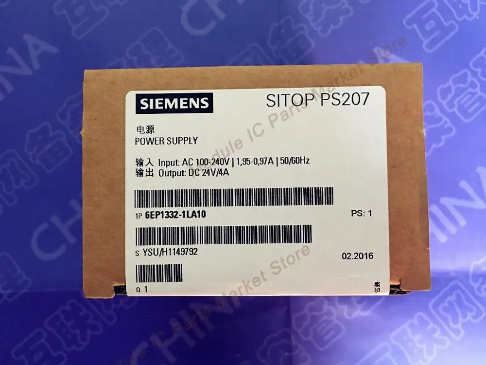 6EP1332-1LA00 S7-200 PS 207 PLC/силовой модуль 2.5A 6EP13321LA00 Бесплатная доставка Новый |