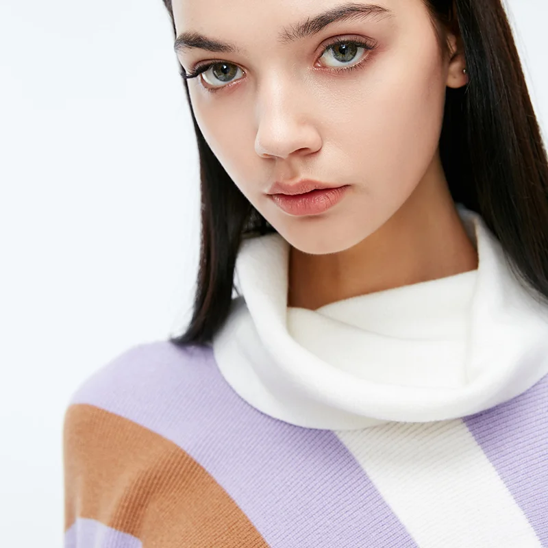 Vero Moda женский полосатый вязаный свитер с короткими рукавами | 318324549