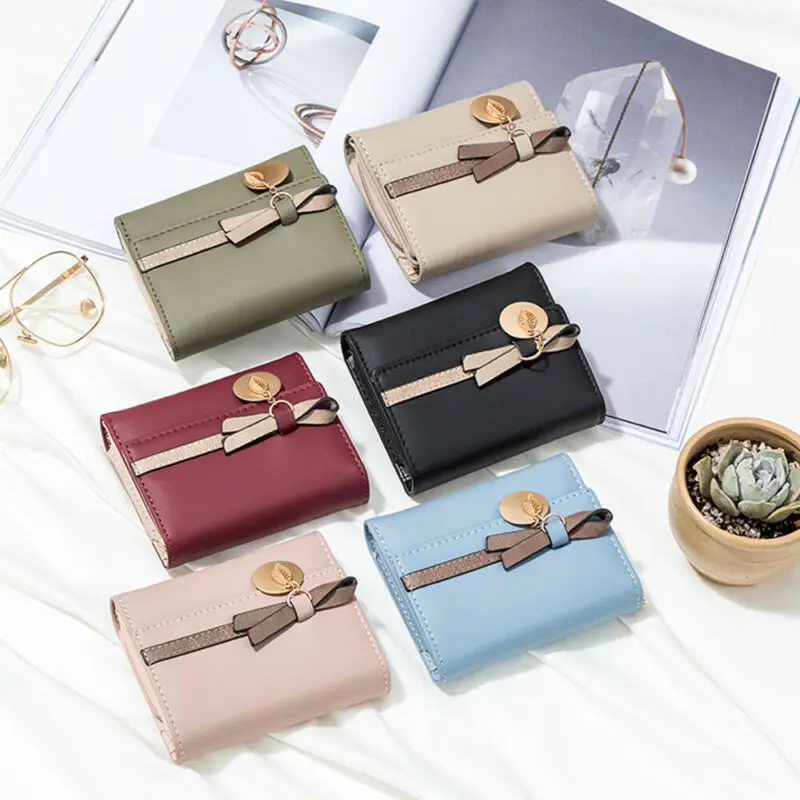 Новинка женские маленькие кожаные кошельки на молнии модная женская сумка с