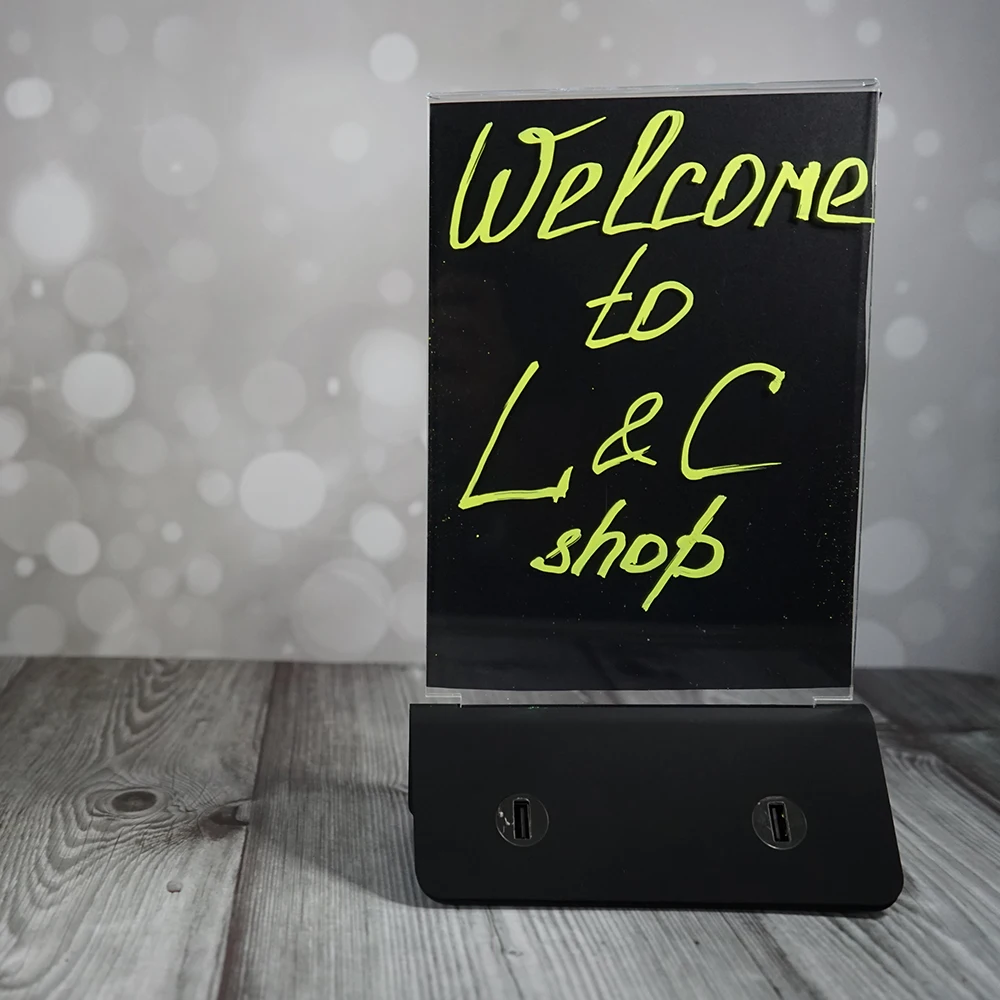 Для ресторана + кофе ночной бар клуб магазин настольная вывеска меню номер прайс