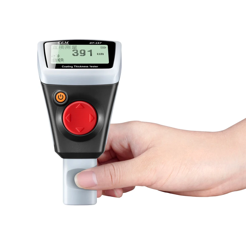 

DT-157 High Accuracy 0~2000um Coating Thickness Gauge Paint Thickness Meter Tester Magnetic Eddy Current Method