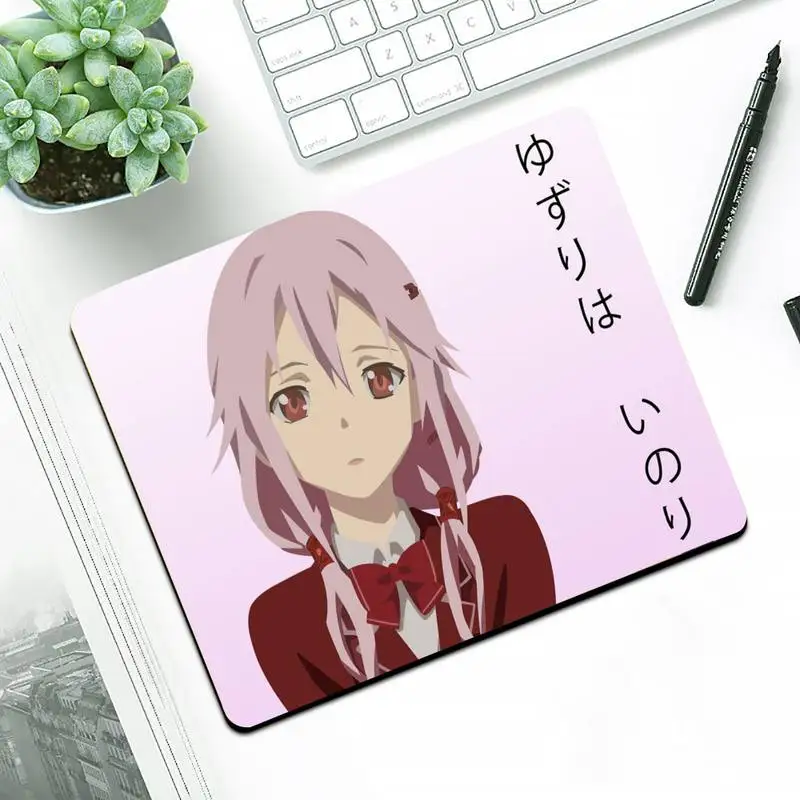 

Guilty Crown Rubber Mouse Durable Desktop Mousepad Small Pads Rubber Mouse Mat MousePad Desk Gaming Mousepad Cup Mat