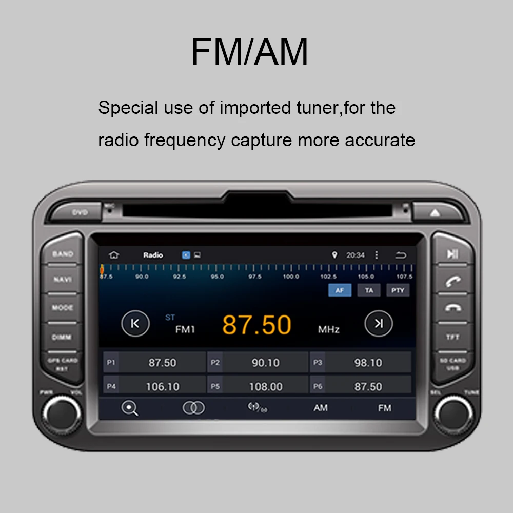 Car GPS Navigation For KIA PICANTO MORNING 2011-2016 Auto Radio Stereo with Bluetooth WiFi Mirror Link Support Backup Camera | Автомобили