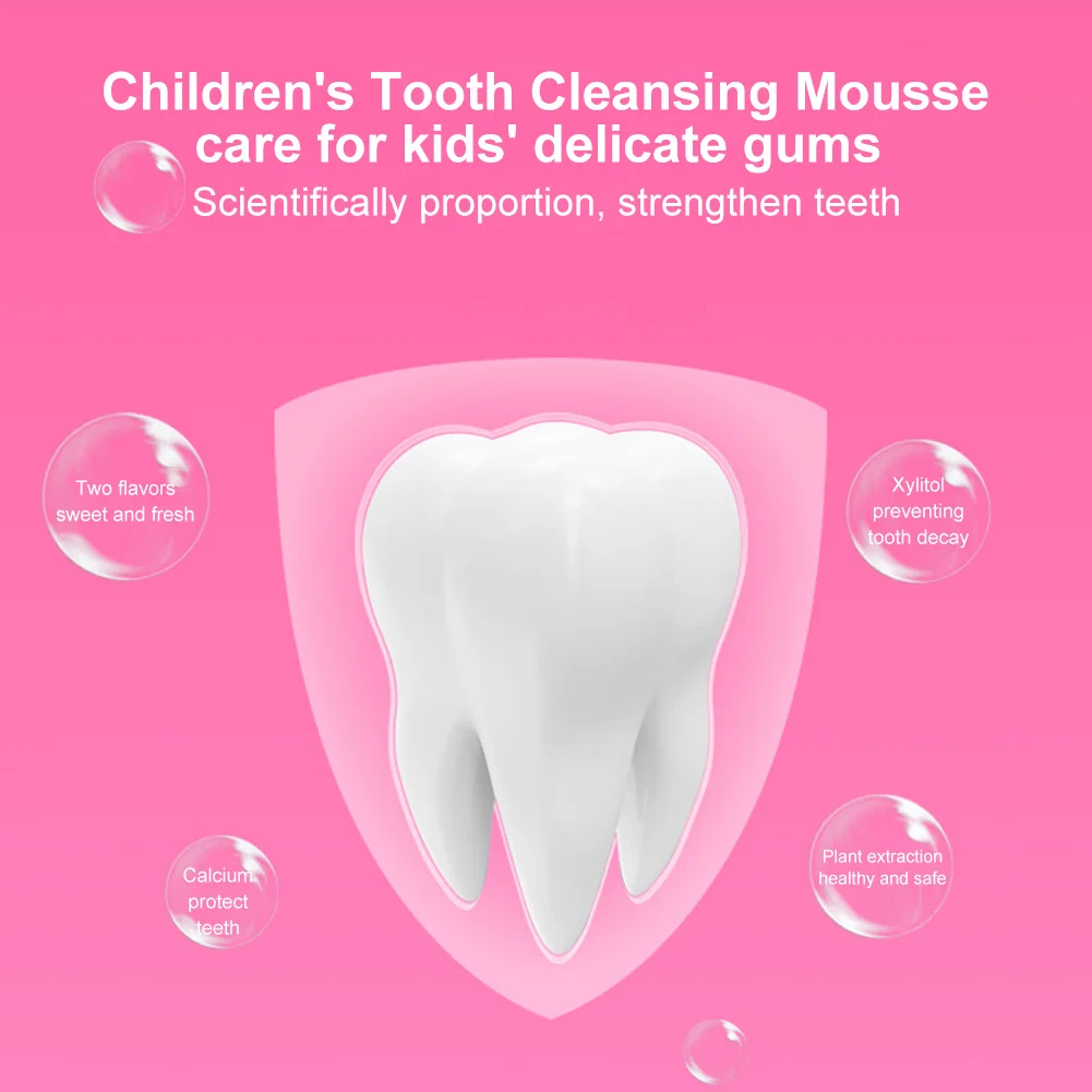Детская зубная паста из пены удаление пятен очищение полости рта отбеливание