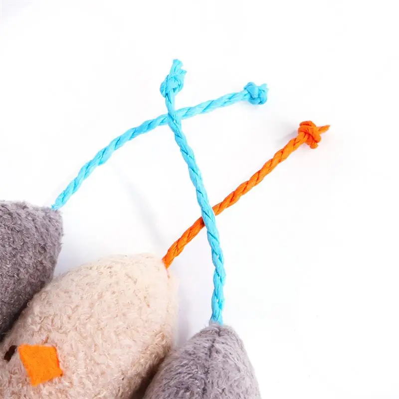 

3PCS Cat Toy Kitten Chew Toys Realistic Mouse Shaped Interactive Kitty Toy Pet Cat Bite Resistant Catnip Plaything Cats Supplies