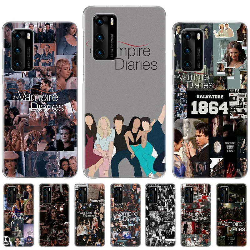 

Case For Samsung Note 20 Ultra 10 9 8 Silicone Cover For Galaxy A6 A7 A8 A9 Plus 2018 J8 A750 Coque Shell tvd vampire diaries