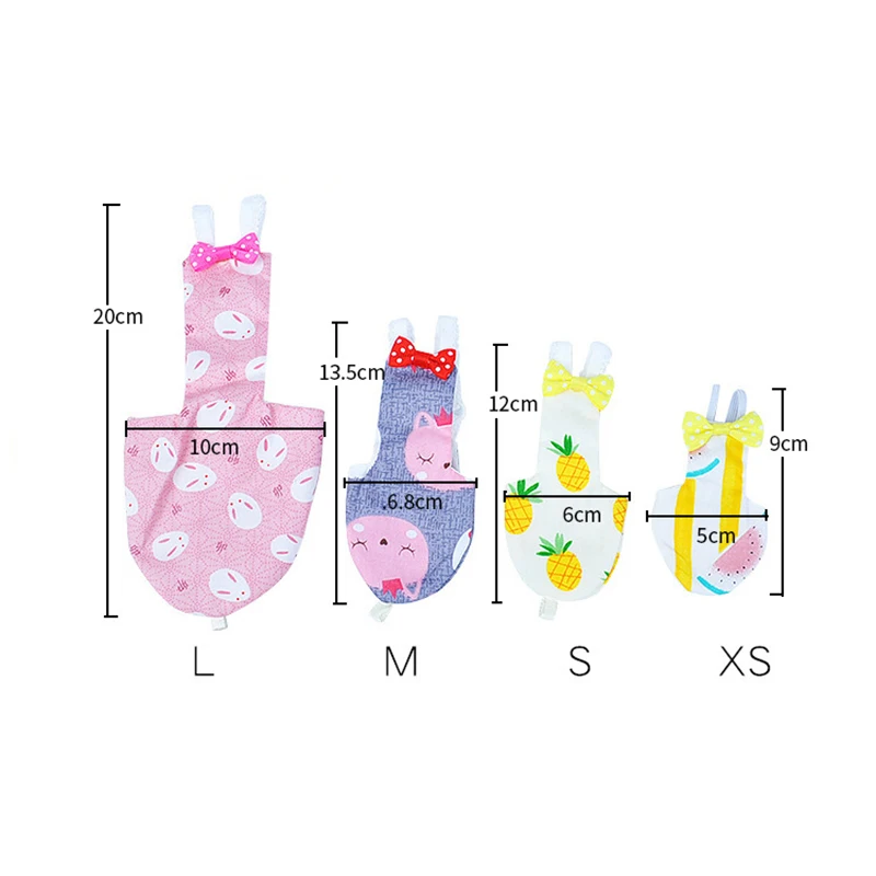 Детский подгузник для попугаев таратиков голубей костюм полета одежда среднего