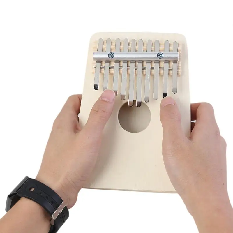 Набор для творчества Kalimba пианино из липы с большим пальцем и 10 клавишами