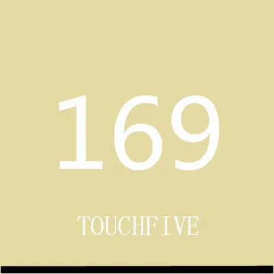 TOUCHFIVE 168 цветов одиночные художественные маркеры Кисть ручка эскиз на спиртовой основе маркеры двойная головка манга ручки для рисования товары для рукоделия - Цвет: 169-putty