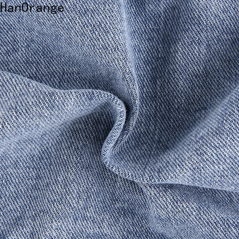 

Fashion Denim Short Jacket Women BF Style Streetwear European American Ins Slim Long-sleeved Outwear 2021 Autumn Denim Coat