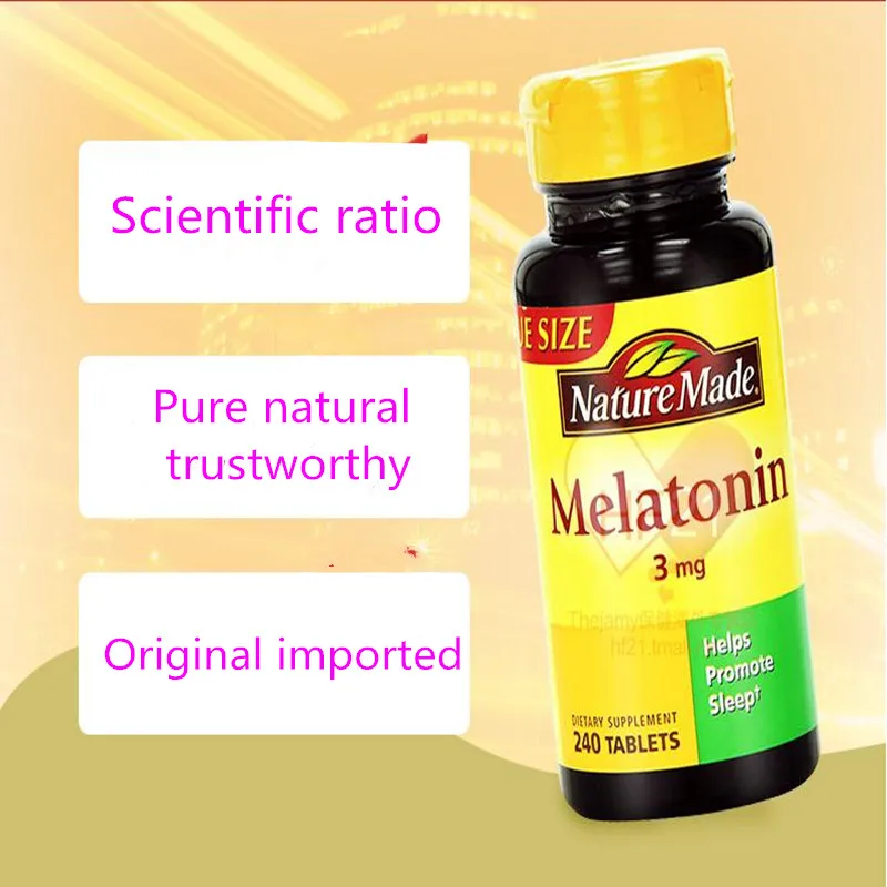 Концентрация мелатонина 240 таблеток импортированных из США для улучшения сна