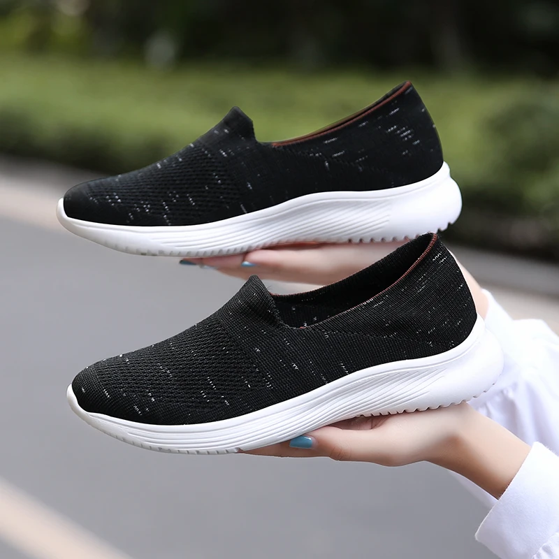 

Кроссовки для мужчин и женщин, без шнуровки, обувь для бега, для улицы, прогулок, спортзала, спортивные сникерсы, обувь для фитнеса, носки, пло...