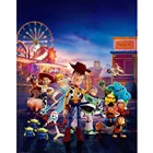 Disney 5D Diy квадратНабор для рисования с круглыми камнями и полотном с мультяшным изображением 