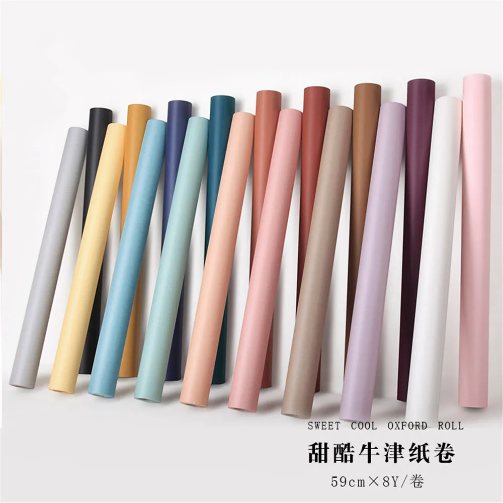 8 ярдов Оксфорд рулон бумаги гидроизоляционные флористы букет цветоводства
