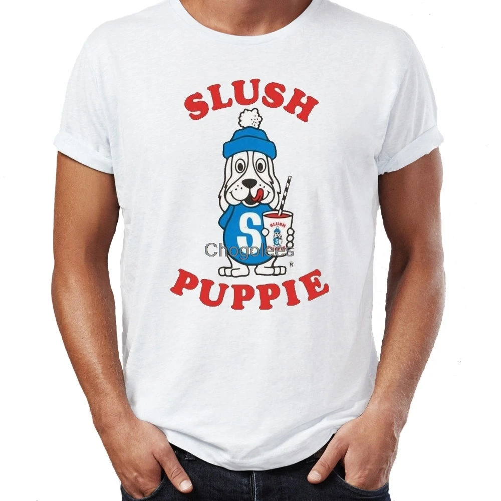 Мужская футболка в стиле ретро с принтом детского сладкого щенка 80|Мужские