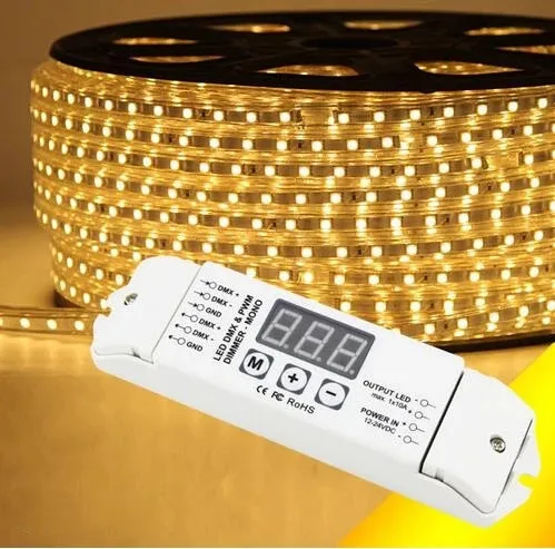 Одноцветная Светодиодная лента постоянного тока 12-24 В контроллер DMX512 BC-831