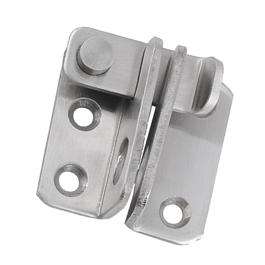 

Stainless Steel Staple Hasp Door Latch Cabinet Gate Door Latches Security Lock Rustproof Hardware