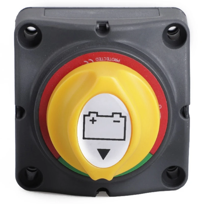 

Battery Disconnect Switch 12V-48V 275 Amps Battery Isolator Power Cut Off Master Switch for RV, Marine, Boat, (On/Off)