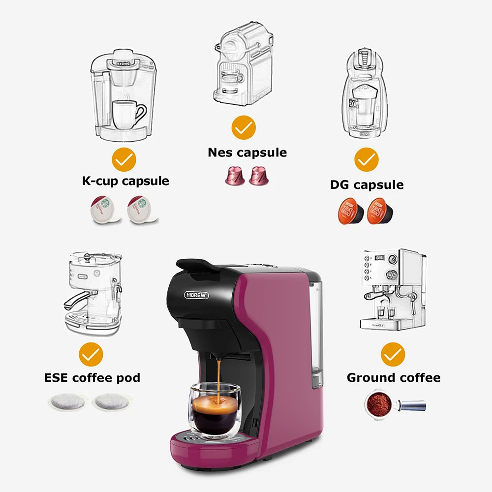 HiBREW Clearance link coffee machine Ns maker automatic espresso Capsule Nexpresso | Бытовая техника
