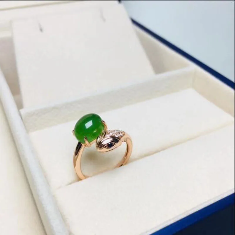 Настоящее сертифицированное натуральное хотанская яшма 925 пробы Серебряная