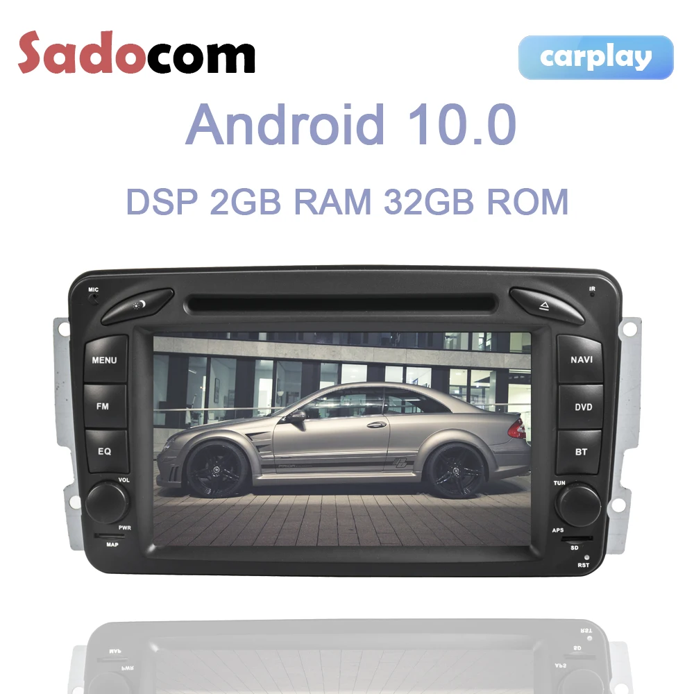 Автомобильный dvd плеер 7 &quotDSP 2 din Android 10 0 Авторадио 32 Гб ПЗУ ОЗУ gps Автомагнитола