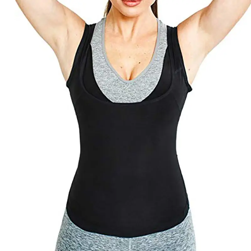 Новый мужской женский жилет для занятий фитнесом и майка йогой костюм похудения |