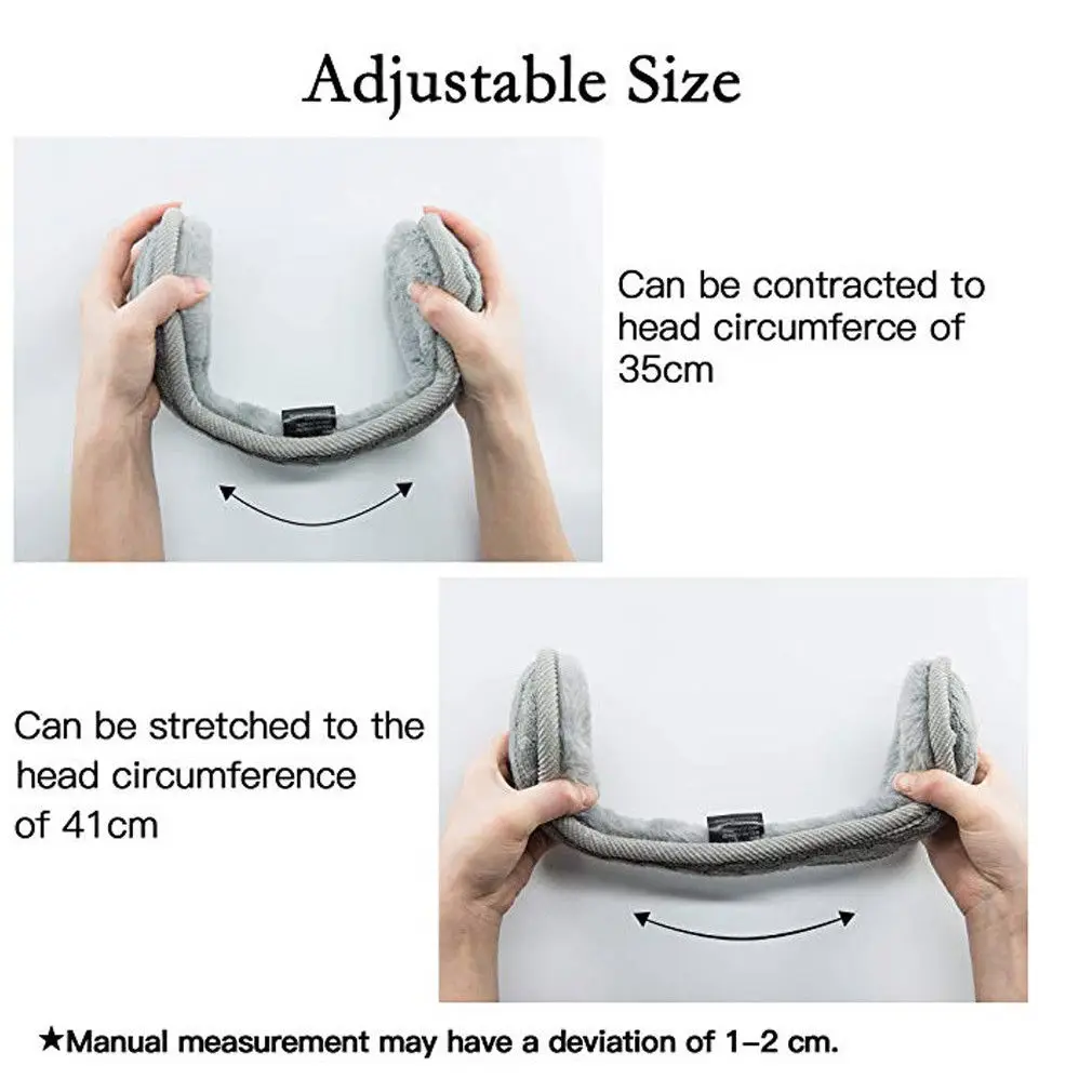 Женские и мужские ушные Наушники Modis зимние теплые флисовые утеплители без