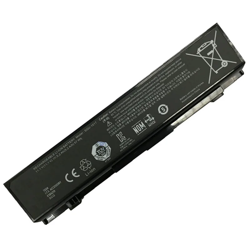7XINbox 11 1 В 57Wh 5200 мАч SQU-1007 SQU-1017 Аккумулятор для ноутбука LG XNOTE P420 S535 CQU918 батарея |