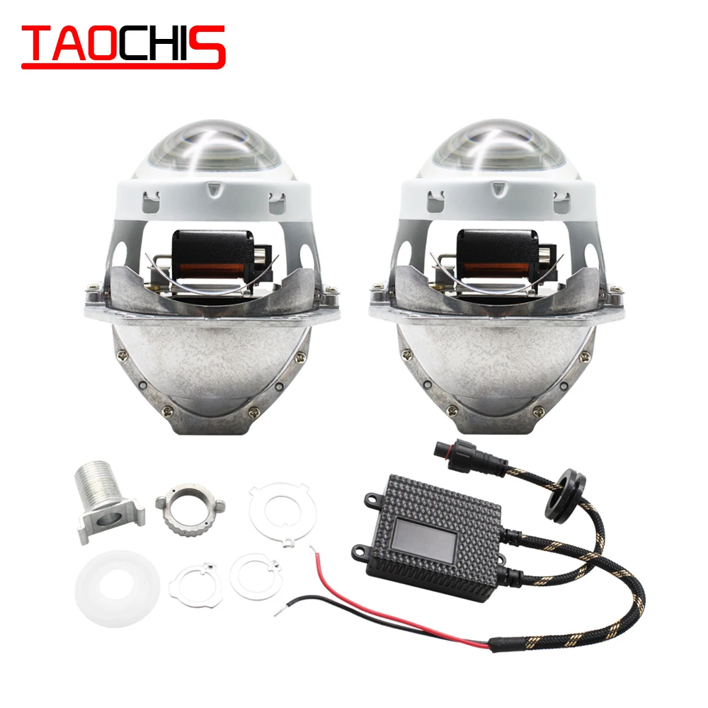 

TAOCHIS I3 Car Styling 3.0 Inch Auto Headlights Retrofit Fast Bright With High Low Beam Universal Bi LED Projector Lens